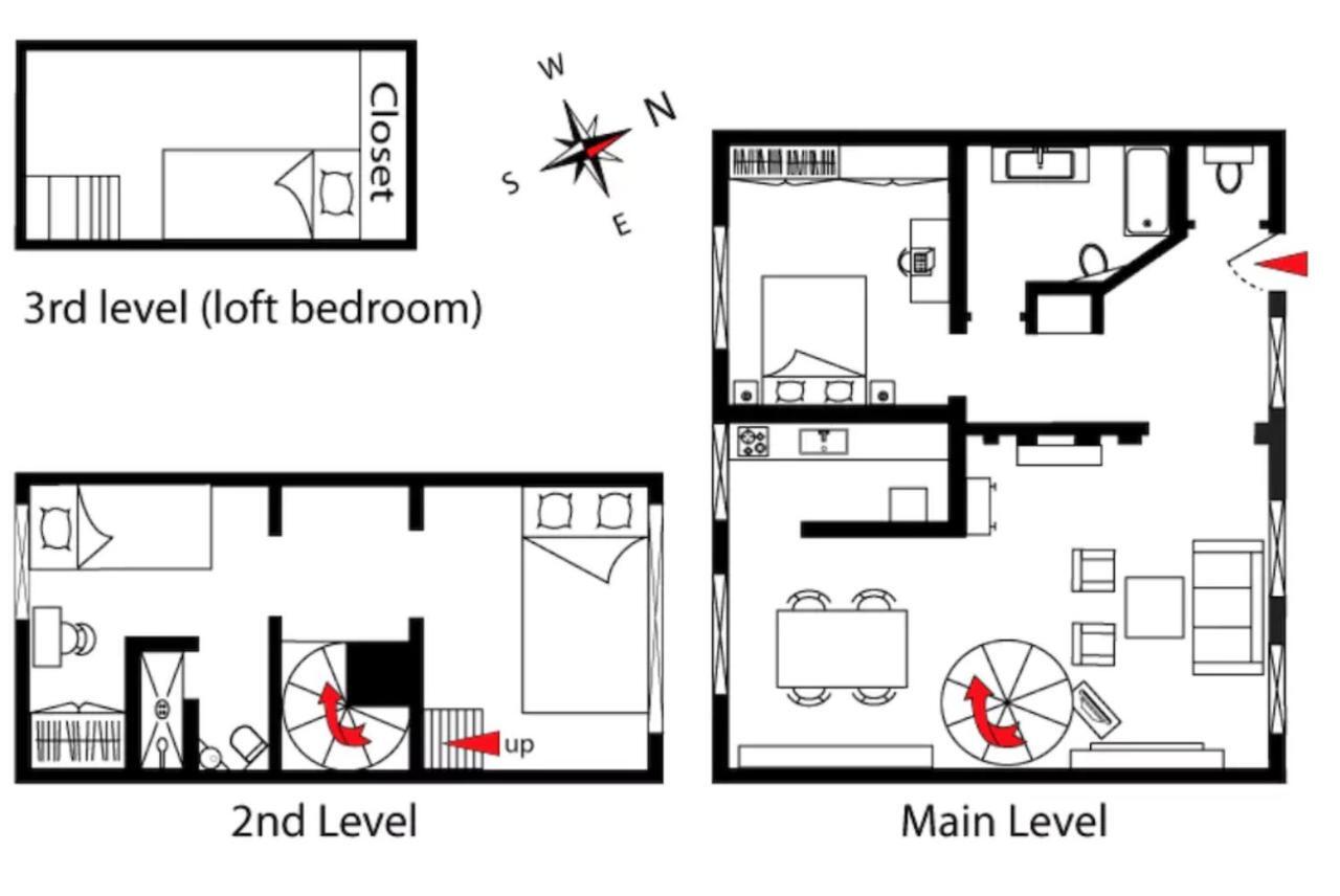 דירות פריז Charming Cosy Triplex In Trendy Marais מראה חיצוני תמונה